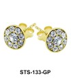 Stud Earring Shining Circle STS-133